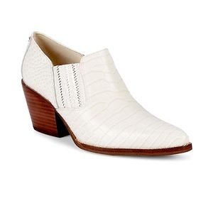 BNIB Sam Edelman Croc Embossed Leather Bootie